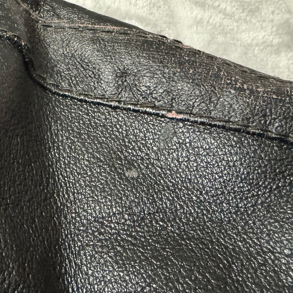 Wilsons Leather Mens Black Leather Jacket Size XXL - Picture 9 of 15